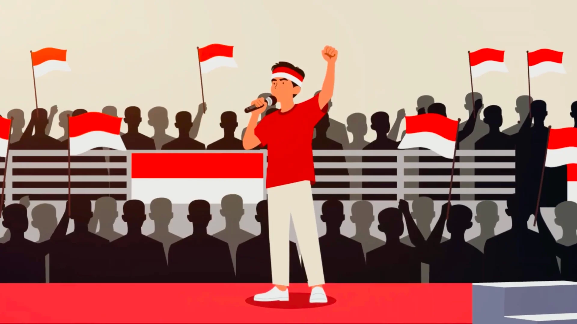 Portfolio animasi Sumpah Pemuda