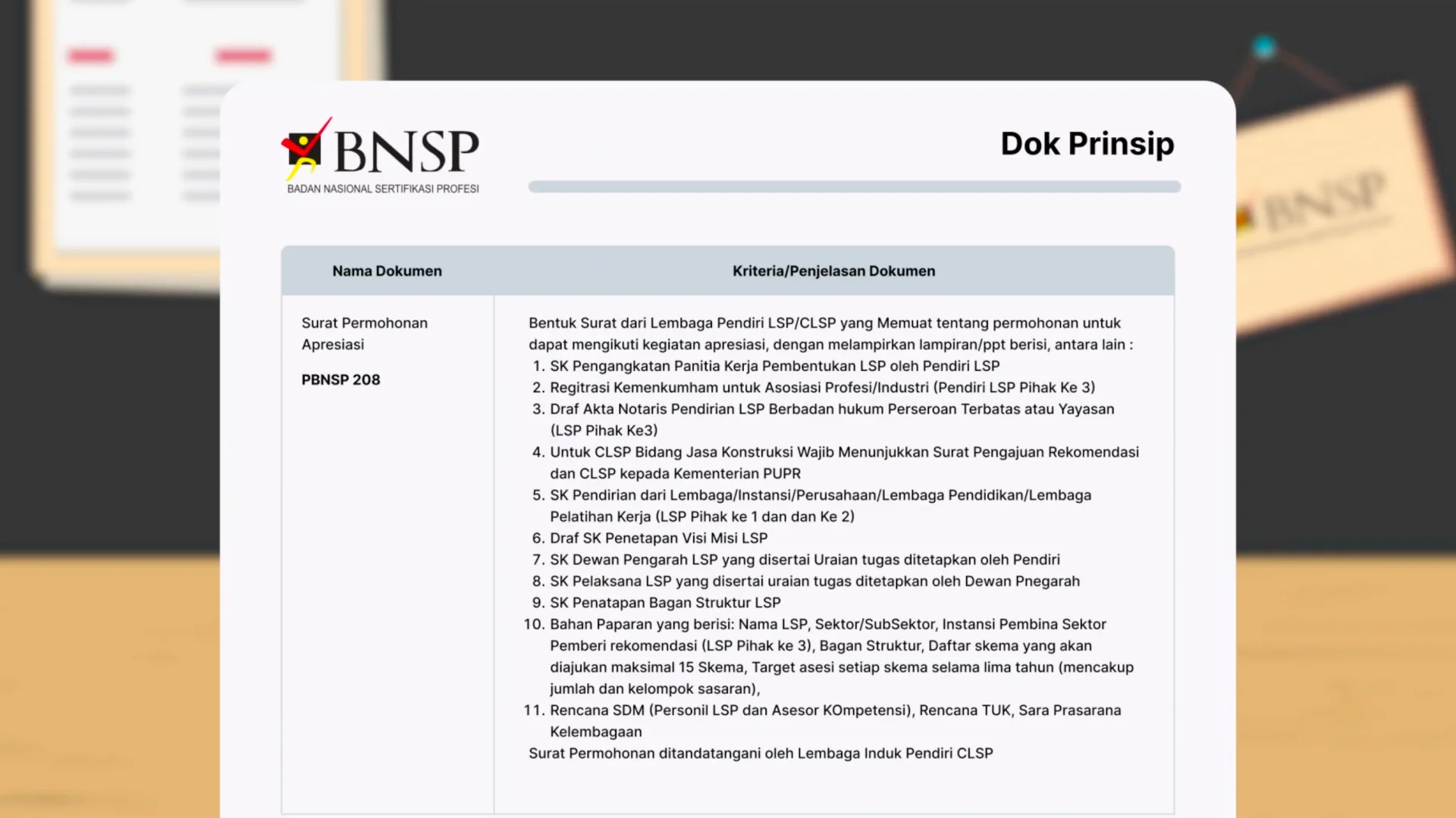 Portfolio explainer BNSP