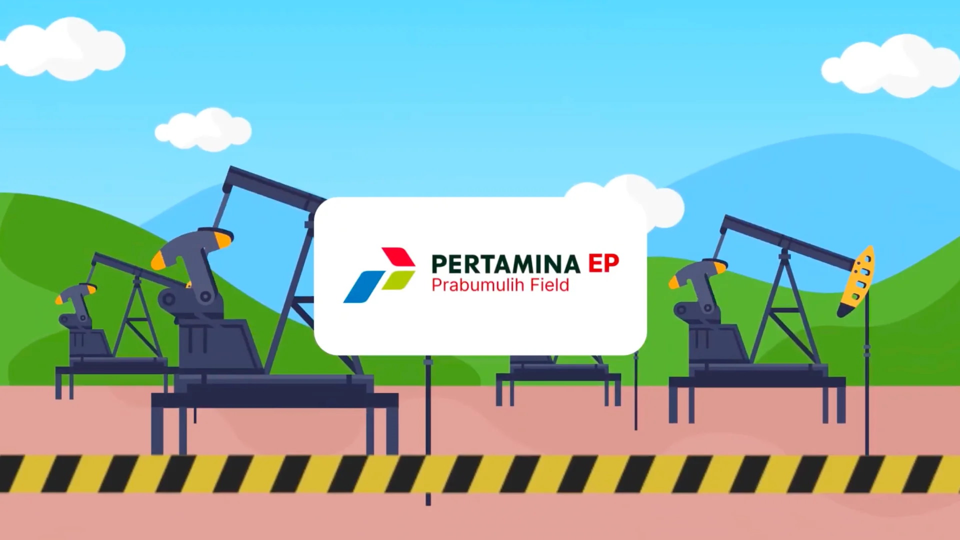 Portfolio animasi GeoStabilink Pertamina